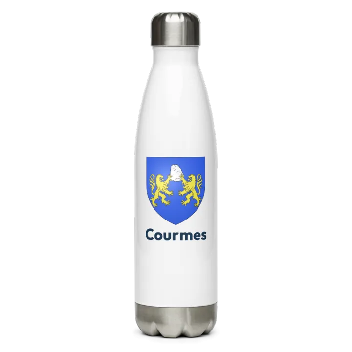 Gourde inox blason de Courmes
