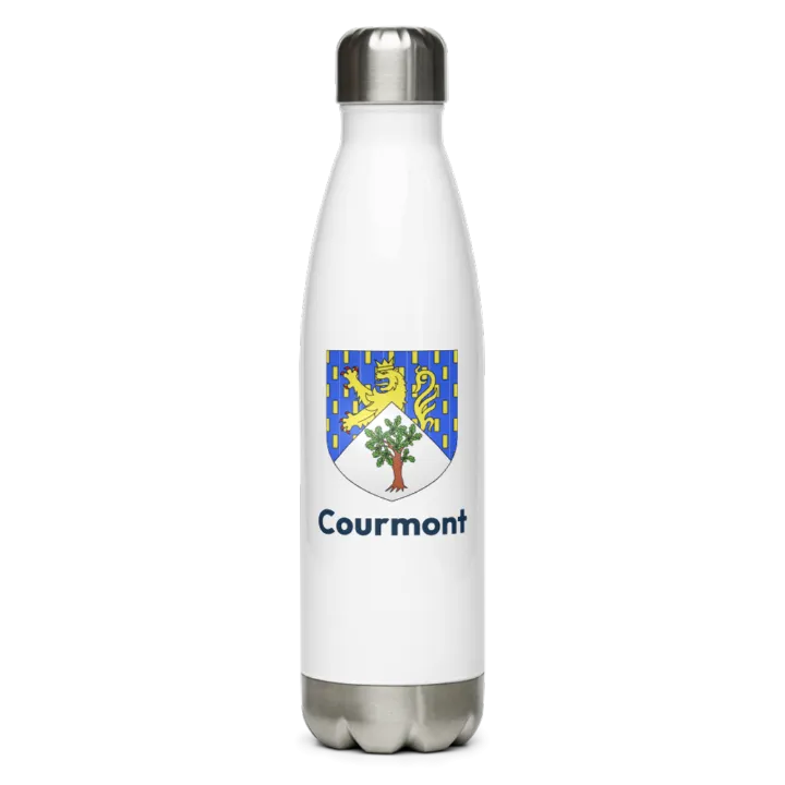 Gourde inox blason de Courmont