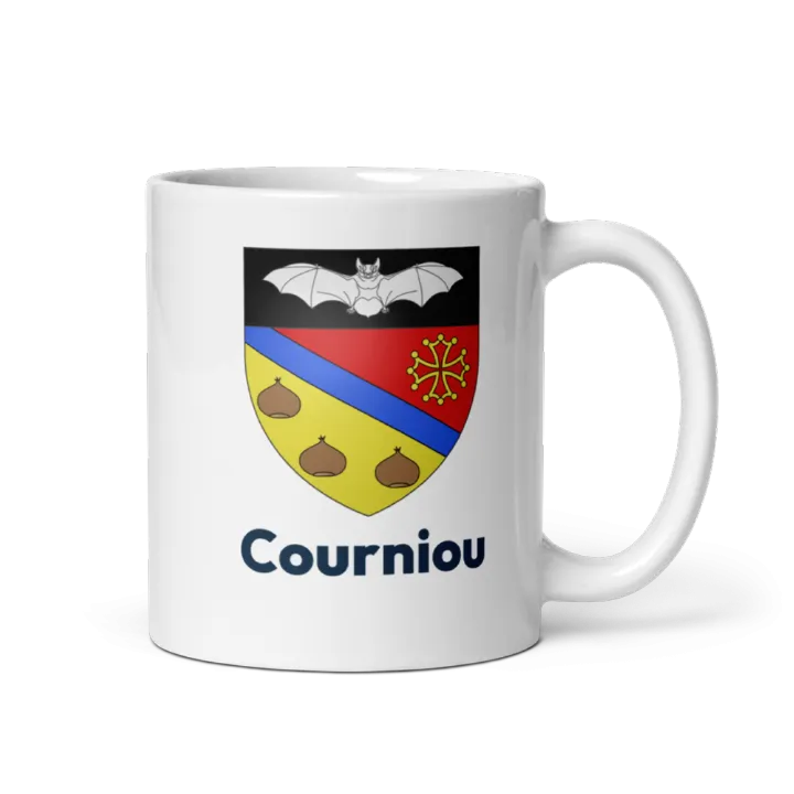 Mug blason de Courniou