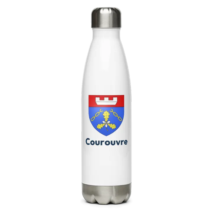 Gourde inox blason de Courouvre