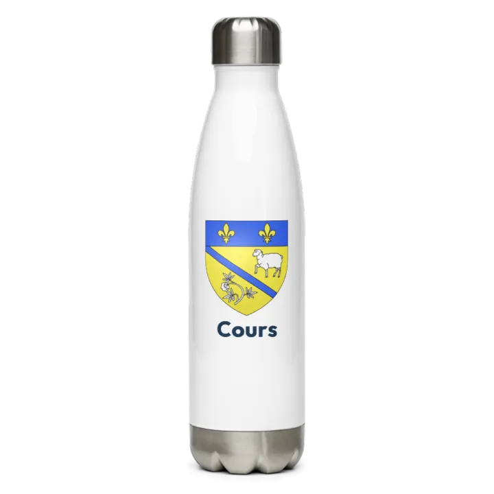 Gourde inox blason de Cours