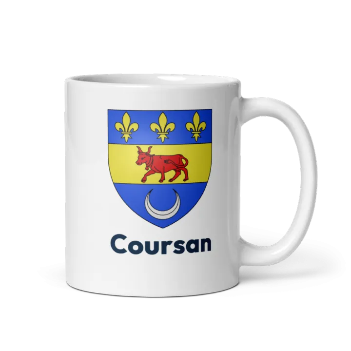Mug blason de Coursan