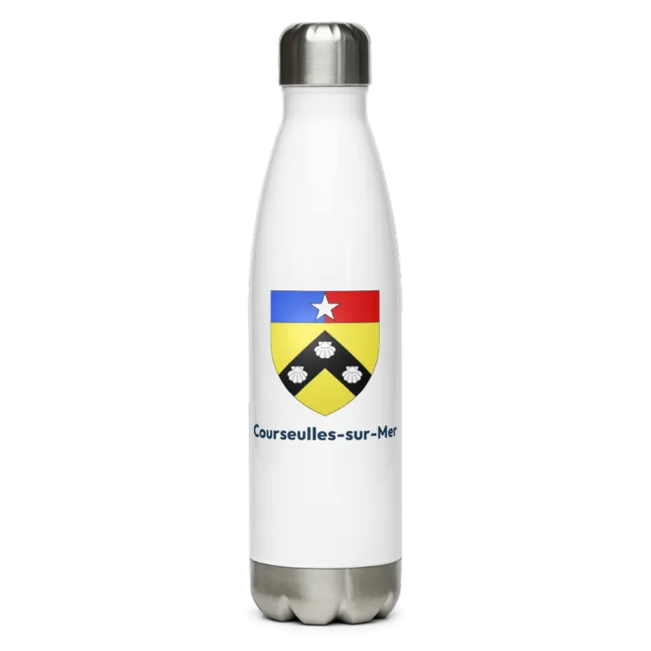 Gourde inox blason de Courseulles-sur-Mer