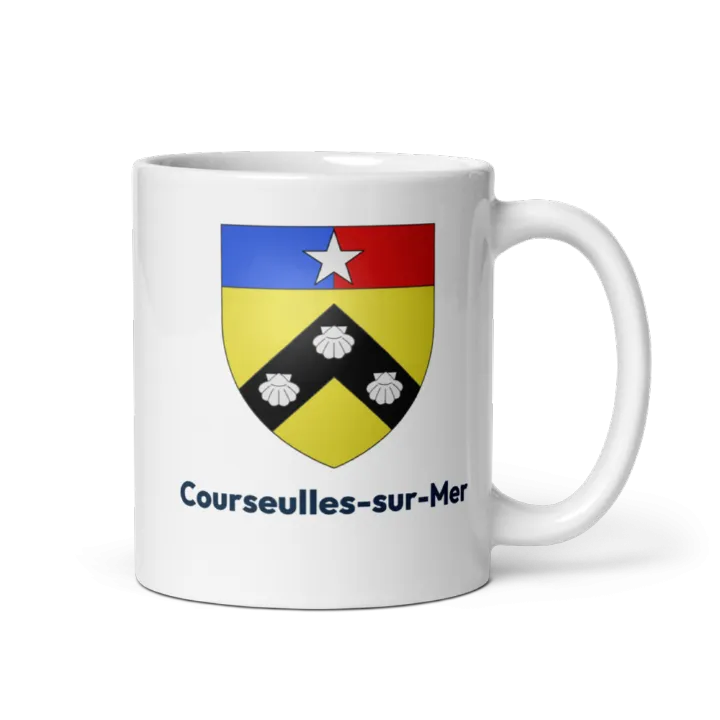 Mug blason de Courseulles-sur-Mer
