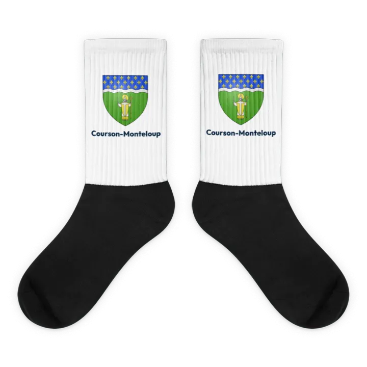 Chaussettes — blason de Courson-Monteloup