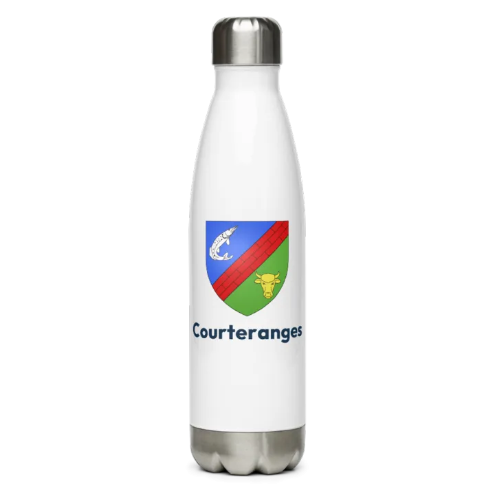 Gourde inox blason de Courteranges