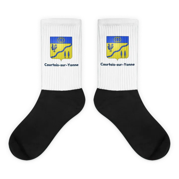 Chaussettes — blason de Courtois-sur-Yonne
