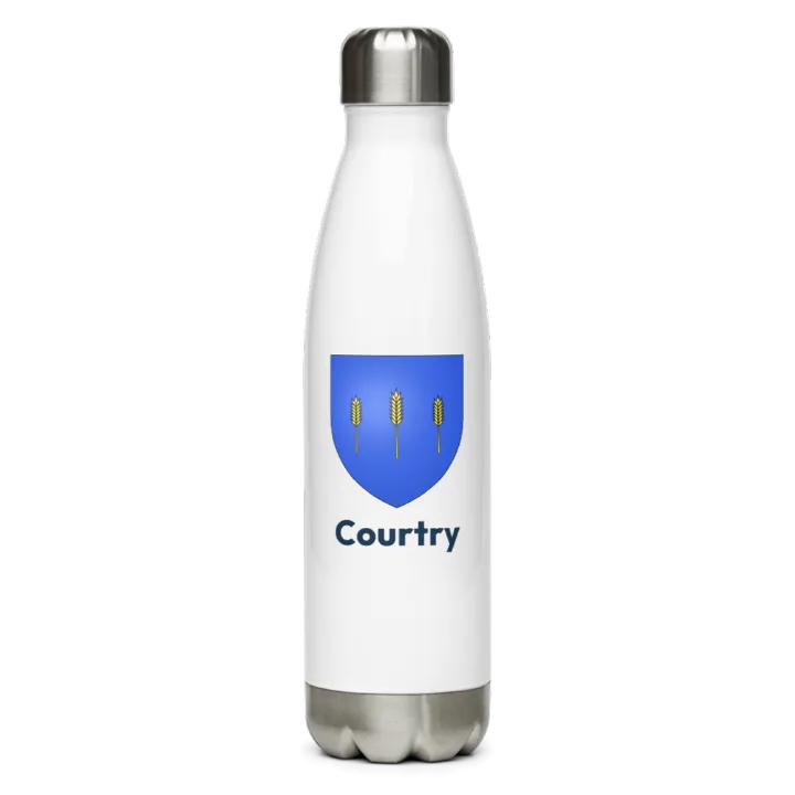 Gourde inox blason de Courtry