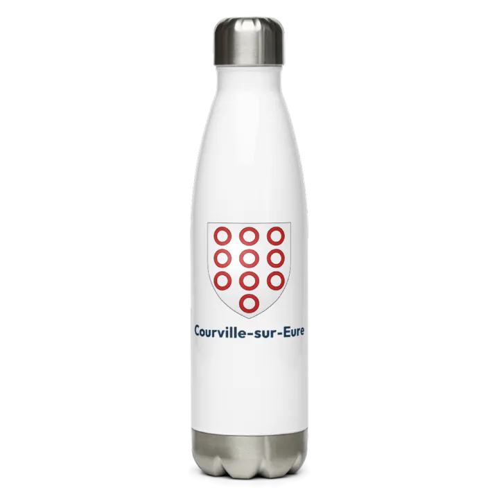 Gourde inox blason de Courville-sur-Eure