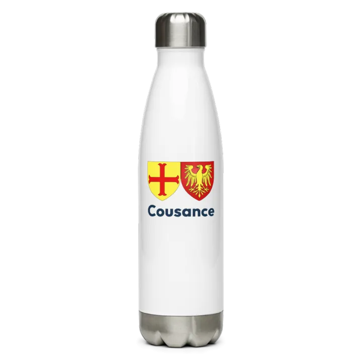 Gourde inox blason de Cousance