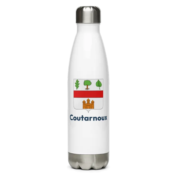Gourde inox blason de Coutarnoux