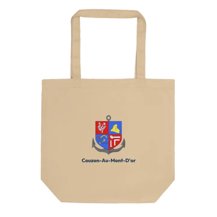 Tote bag coton bio — blason de Couzon-au-Mont-d'Or