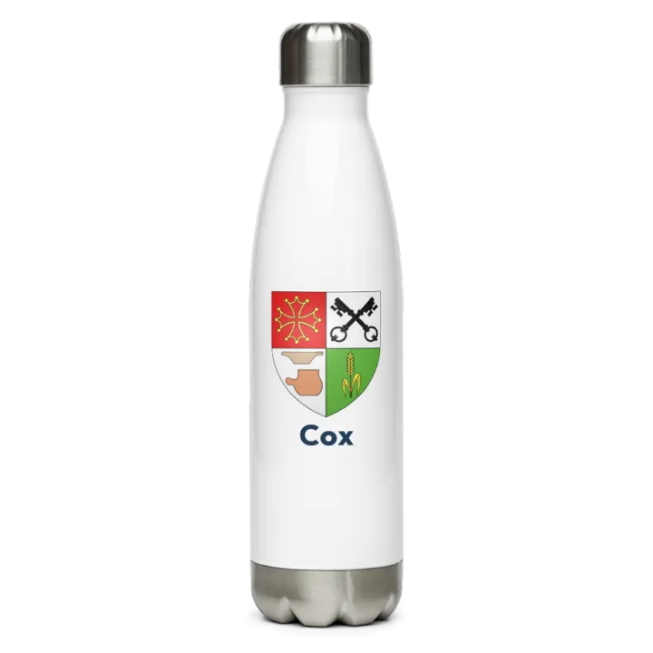 Gourde inox blason de Cox