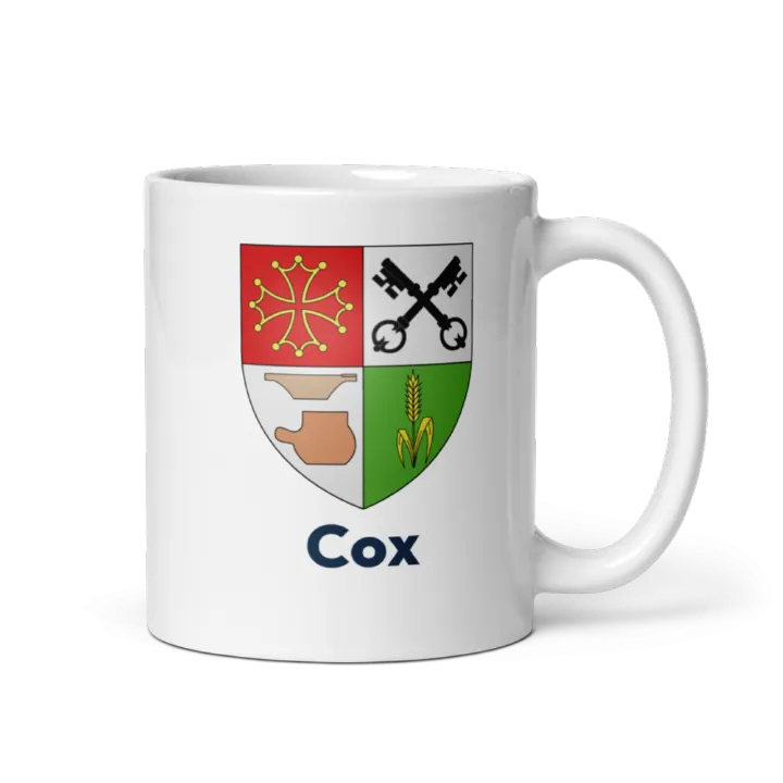 Mug blason de Cox