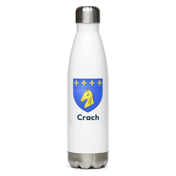 Gourde inox blason de Crach