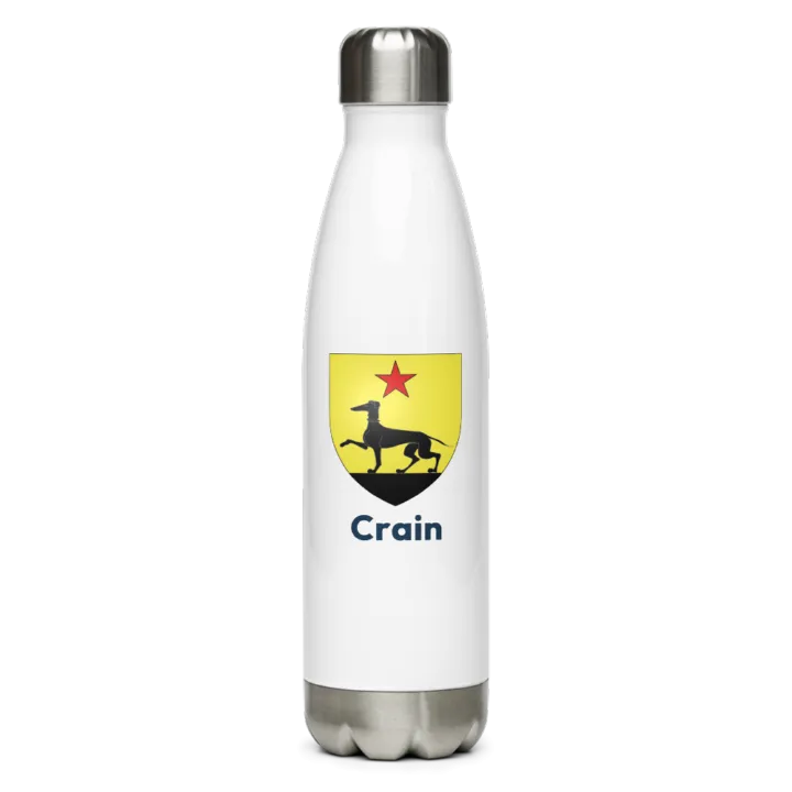 Gourde inox blason de Crain