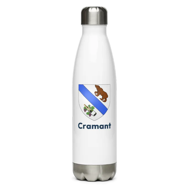 Gourde inox blason de Cramant