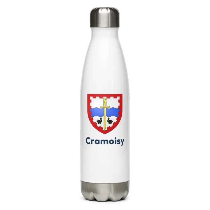 Gourde inox blason de Cramoisy