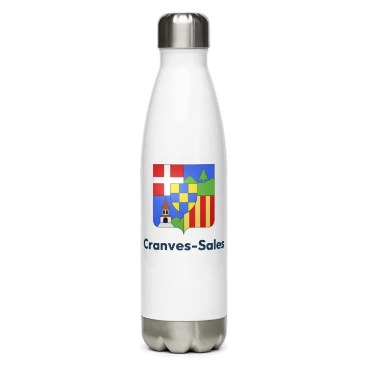 Gourde inox blason de Cranves-Sales