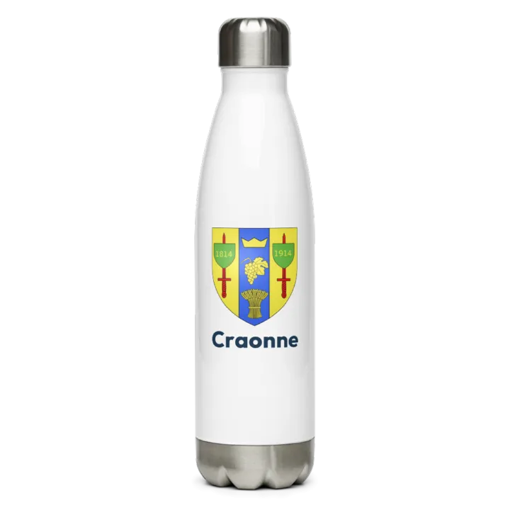 Gourde inox — blason de Craonne