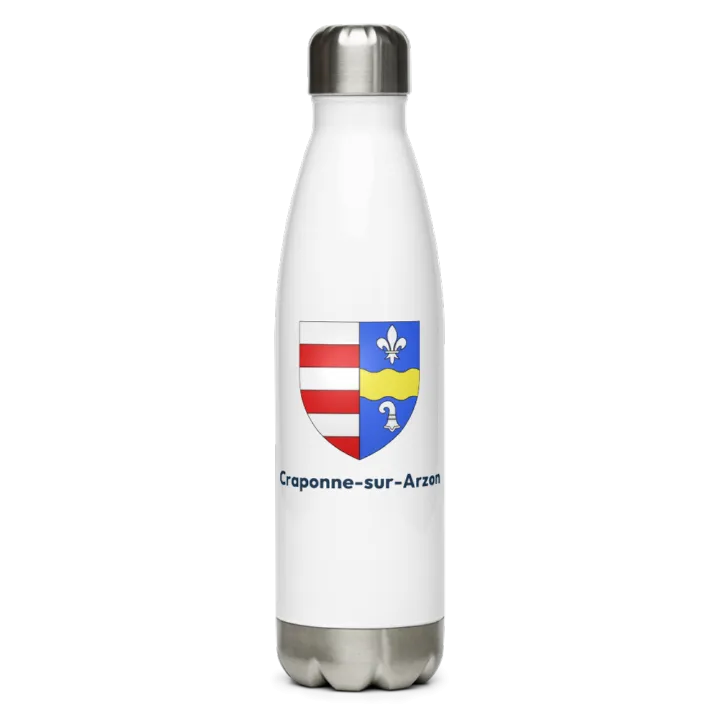 Gourde inox blason de Craponne-sur-Arzon