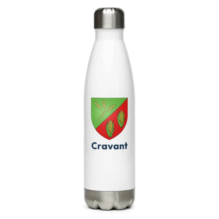 Gourde inox blason de Cravant