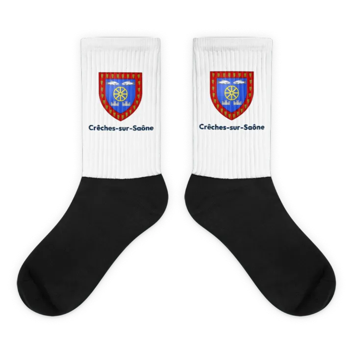 Chaussettes — blason de Crêches-sur-Saône