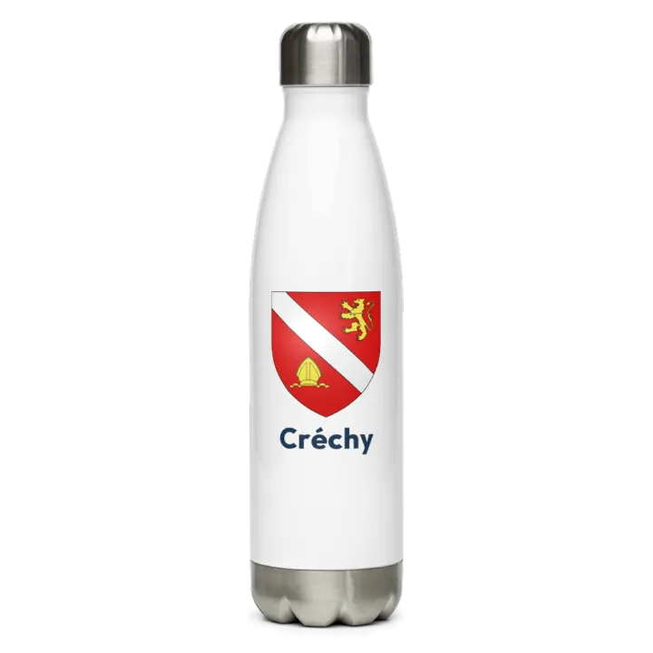 Gourde inox blason de Créchy