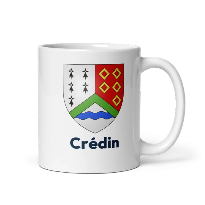 Mug blason de Crédin