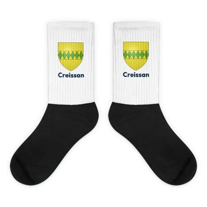 Chaussettes — blason de Creissan