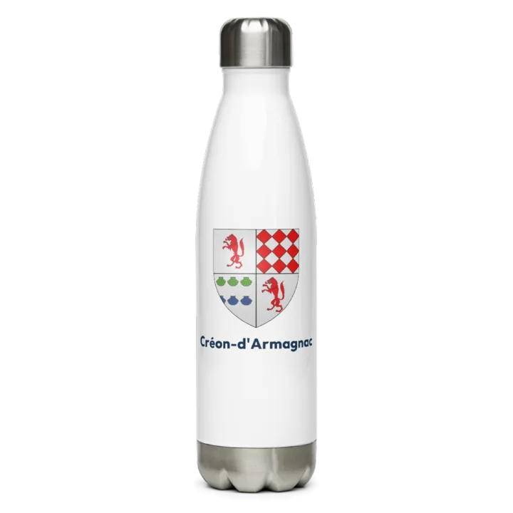 Gourde inox blason de Créon-d'Armagnac