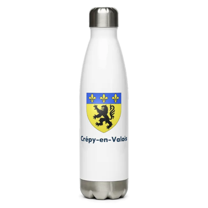 Gourde inox blason de Crépy-en-Valois