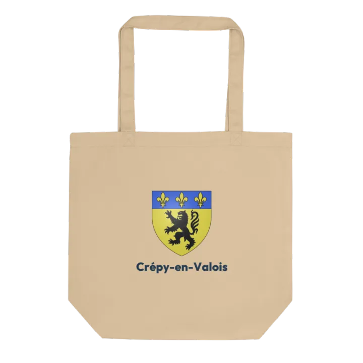 Tote bag coton bio — blason de Crépy-en-Valois