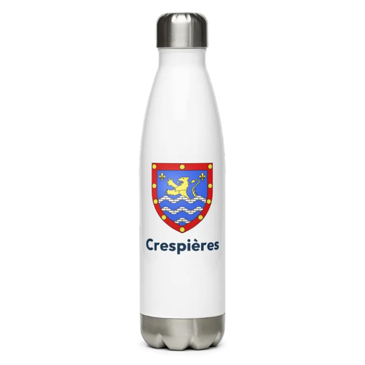 Gourde inox blason de Crespières