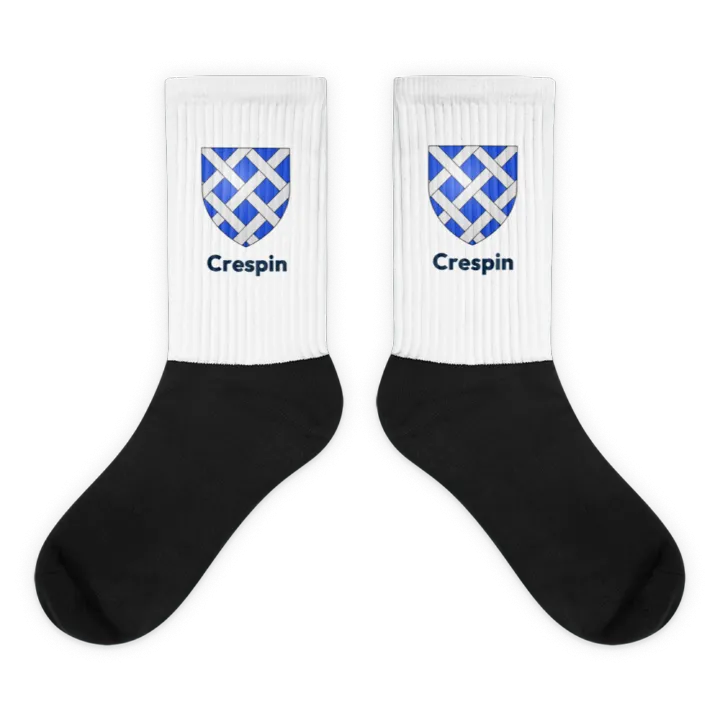 Chaussettes — blason de Crespin