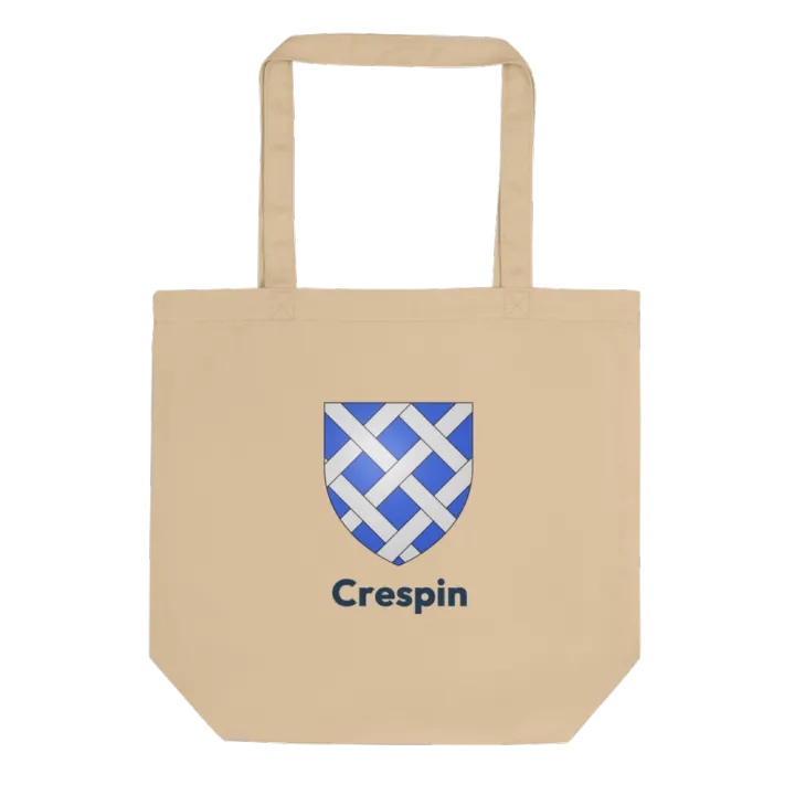 Tote bag coton bio — blason de Crespin