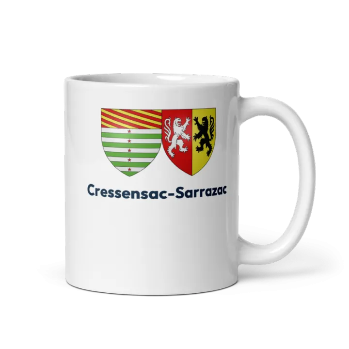 Mug blason de Cressensac-Sarrazac