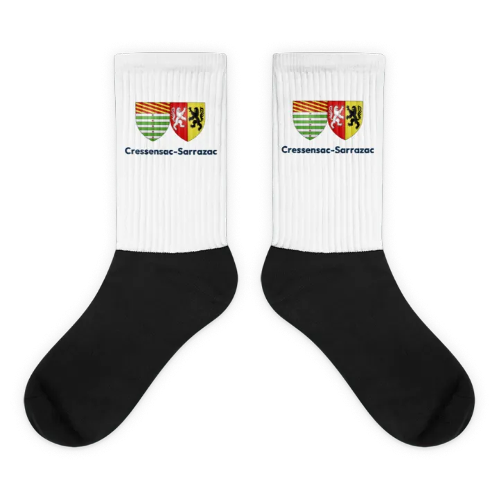 Chaussettes — blason de Cressensac-Sarrazac