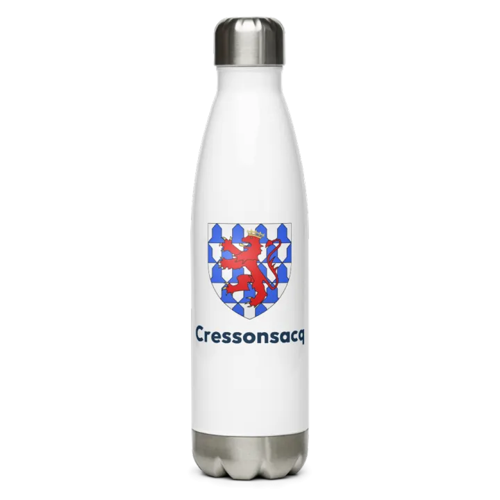Gourde inox blason de Cressonsacq
