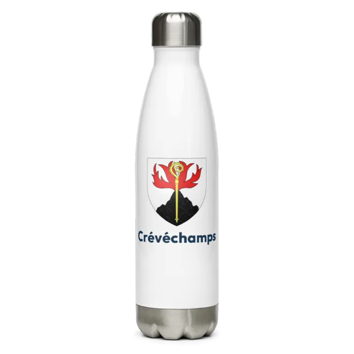 Gourde inox blason de Crévéchamps