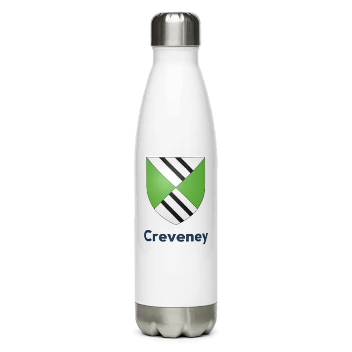 Gourde inox blason de Creveney