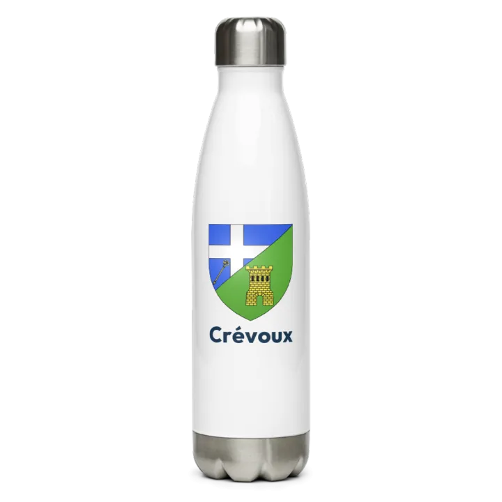 Gourde inox blason de Crévoux
