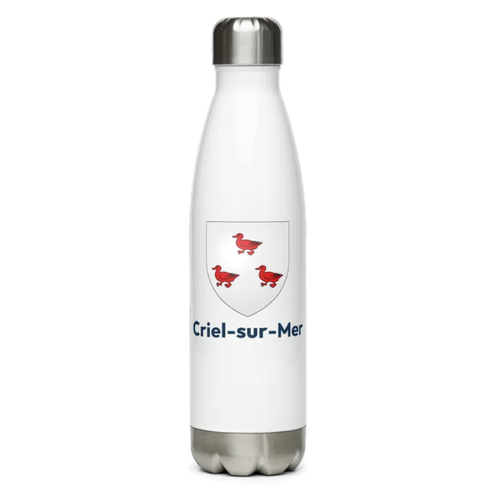 Gourde inox blason de Criel-sur-Mer
