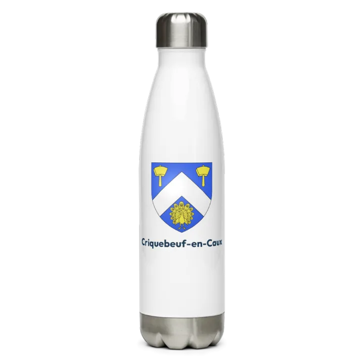 Gourde inox blason de Criquebeuf-en-Caux