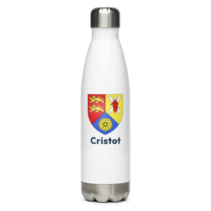 Gourde inox blason de Cristot