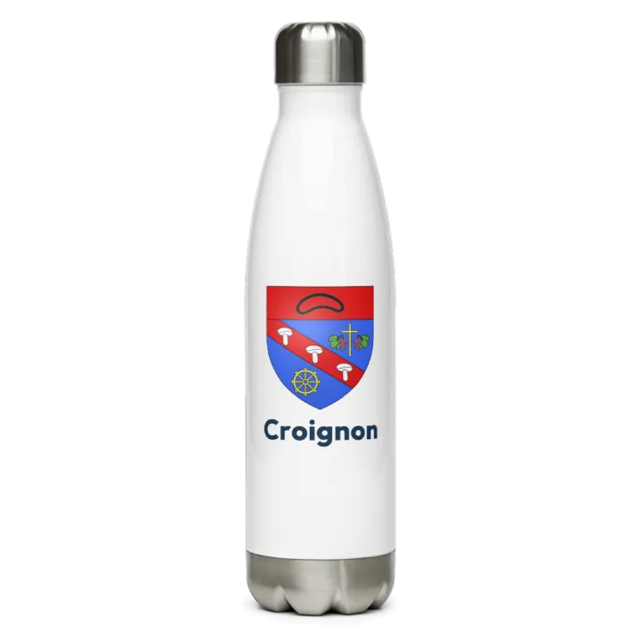 Gourde inox blason de Croignon
