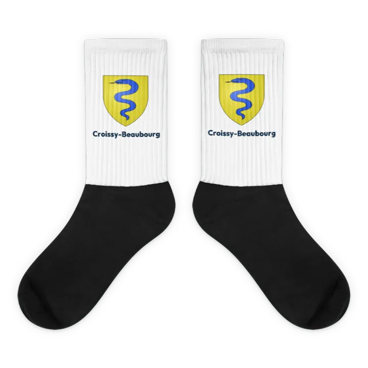 Chaussettes — blason de Croissy-Beaubourg