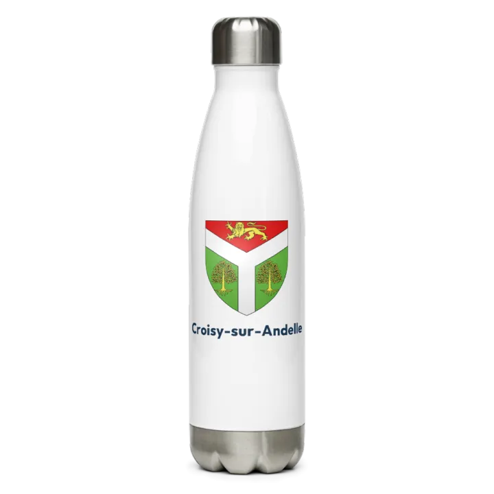 Gourde inox blason de Croisy-sur-Andelle