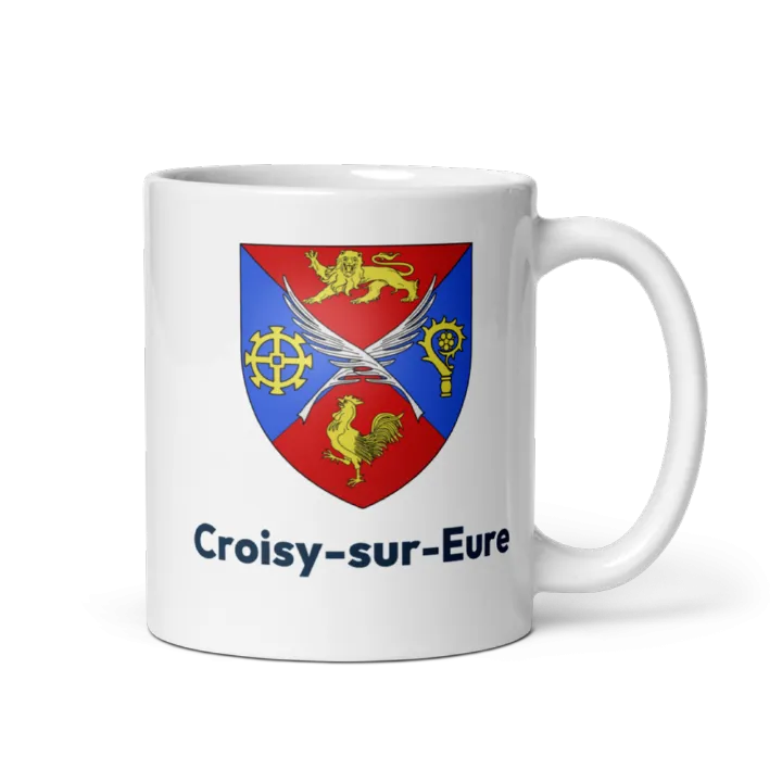 Mug blason de Croisy-sur-Eure