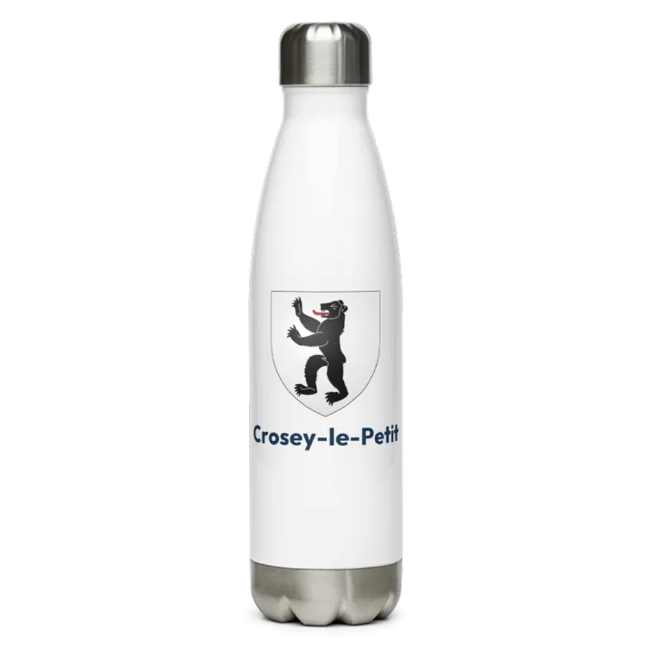 Gourde inox blason de Crosey-le-Petit